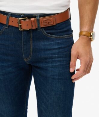 Vintage slim straight jeans van Organic Cotton