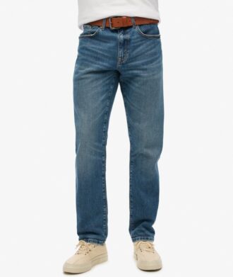 Vintage slim straight jeans van Organic Cotton