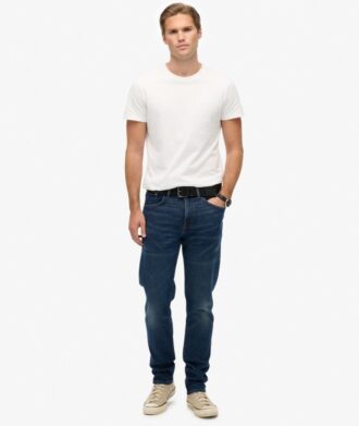 Vintage slim straight jeans van Organic Cotton
