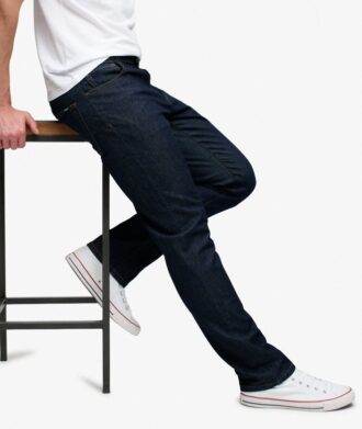 Vintage slim straight jeans van Organic Cotton