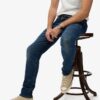 Vintage slim straight jeans van Organic Cotton Vintage slim straight jeans van Organic Cotton