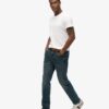 Vintage slim straight jeans van Organic Cotton