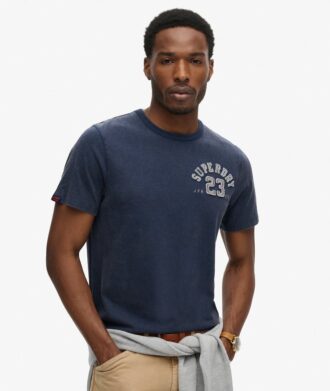 Vintage sport-T-shirt met korte mouwen