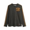Vintage sportieve gestreepte top met lange mouwen