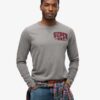 Vintage sportshirt met lange mouwen