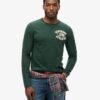 Vintage sportshirt met lange mouwen
