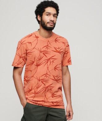 Vintage T-shirt met overdyed print