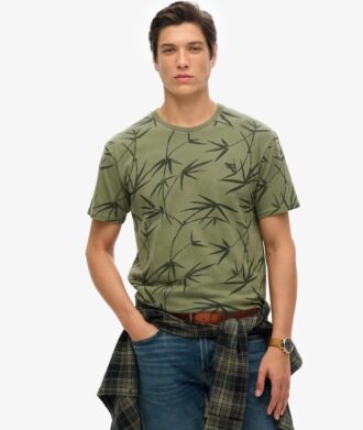 Vintage T-shirt met overdyed print