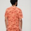 Vintage T-shirt met overdyed print