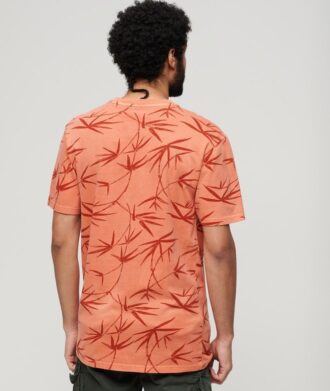 Vintage T-shirt met overdyed print