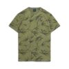 Vintage T-shirt met overdyed print