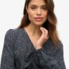 Vintage top met strik aan de voorkant