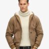 Vintage werkbomberjack met Hooded capuchon