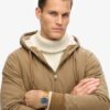 Vintage werkbomberjack met Hooded capuchon