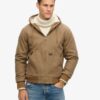 Vintage werkbomberjack met Hooded capuchon