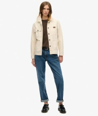 Vintage werkjas van Organic Cotton