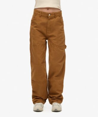 Vintage wijde timmermansbroek van Organic Cotton