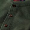 Wafelpatroon shirt met lange mouwen en halve knoopsluiting