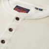 Wafelpatroon shirt met lange mouwen en halve knoopsluiting
