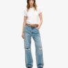 Wijd uitlopende jeans van Organic Cotton