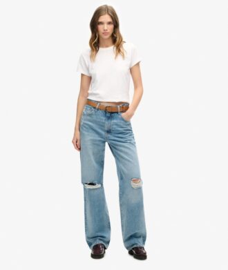 Wijd uitlopende jeans van Organic Cotton