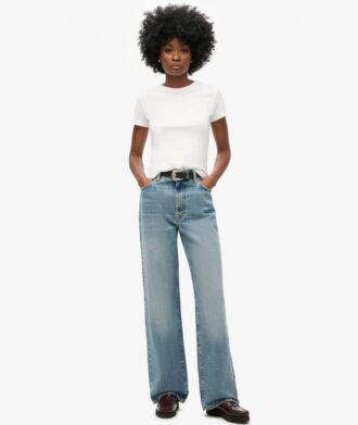 Wijd uitlopende jeans van Organic Cotton